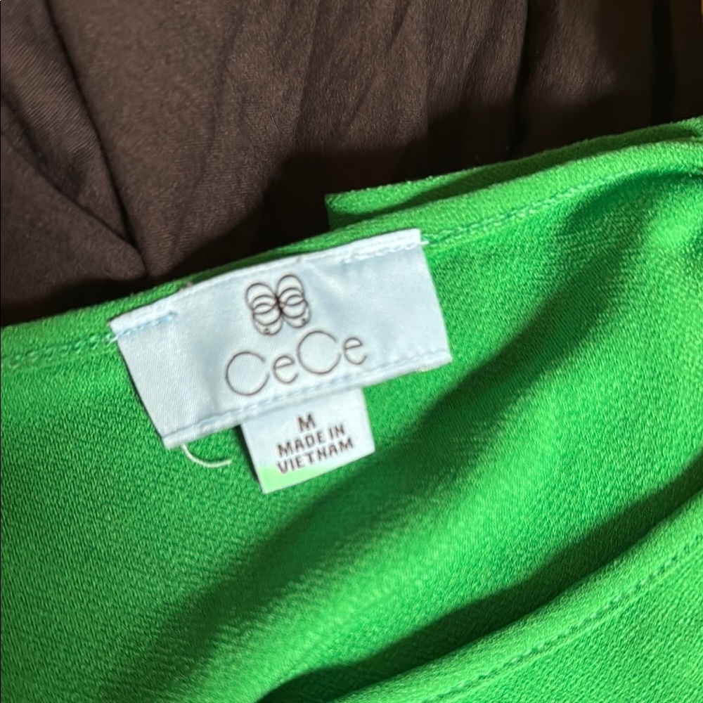CeCe Green Ruffled Blouse - Picture 5 of 5